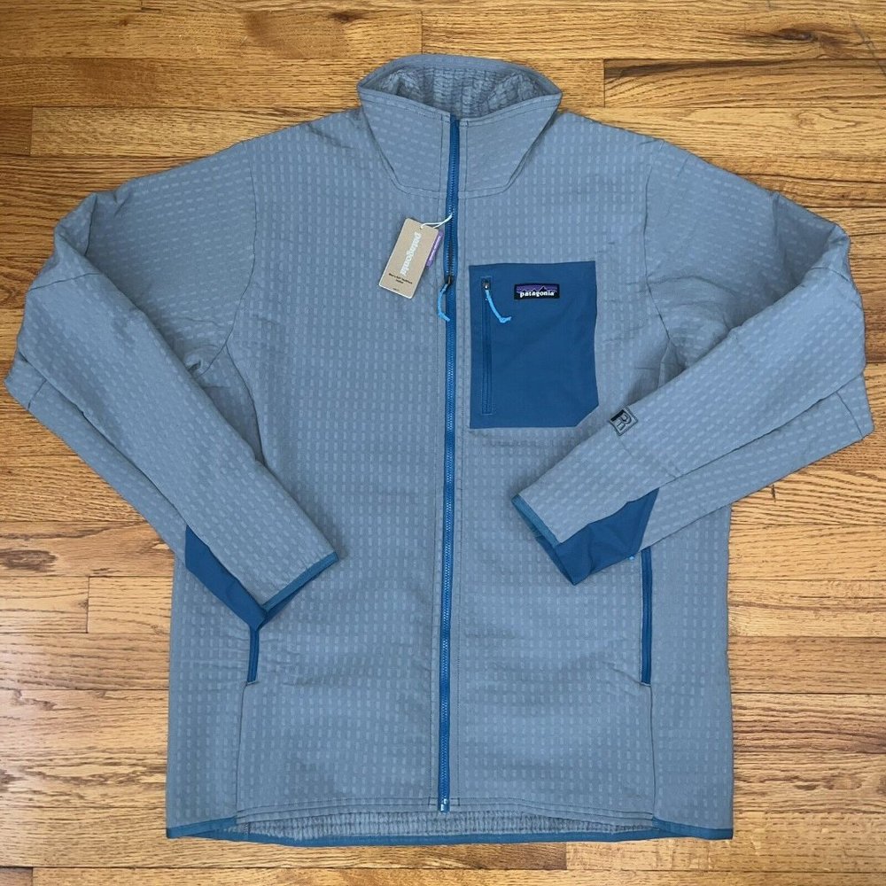 Patagonia - Regulator R2 TechFace Full Zip Fleece Jacket Grey Men’s Large L NWT